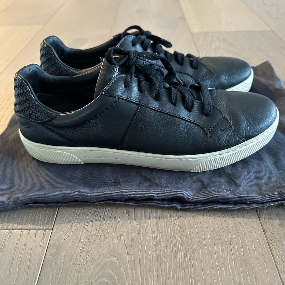 Ermenegildo Zegna Men’s leather sneakers